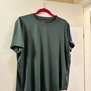 Nike One Olive Green Dri-Fit Tee